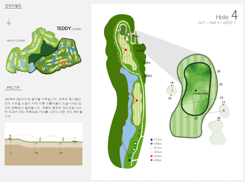 테디밸리 골프클럽 테디코스 4