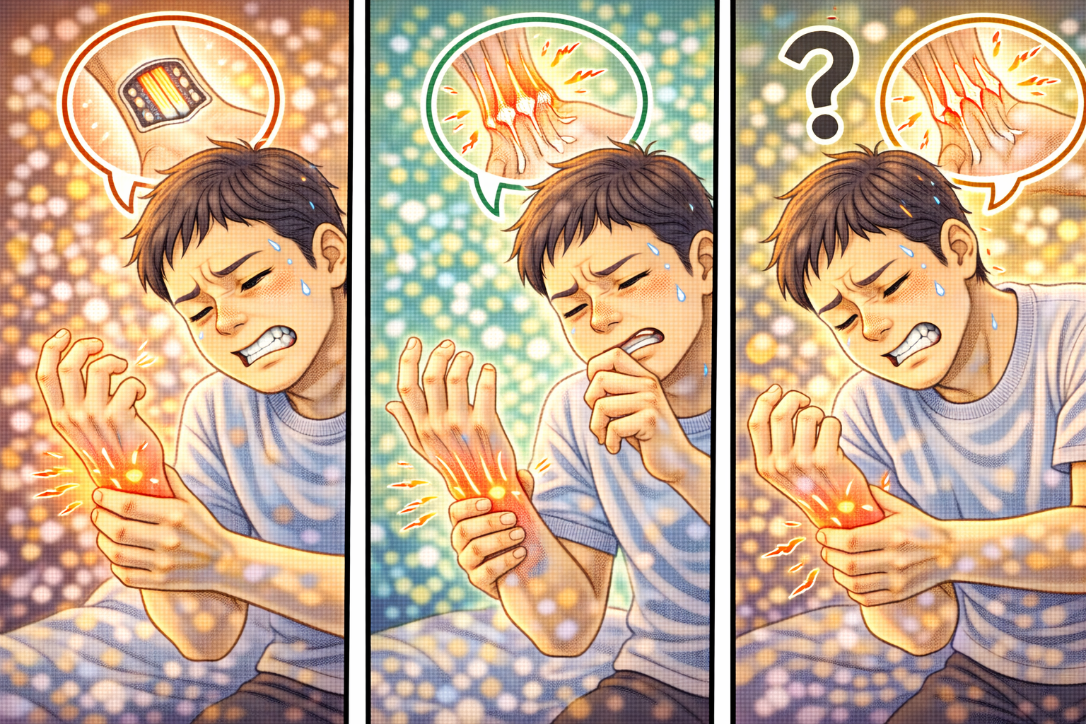 손목통증(손목터널,건초염,증상구별법)관련 사진