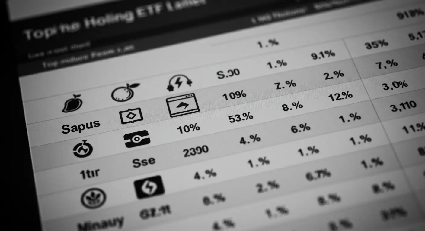 ETF가 실제로 어떤 기업들에 투자하고 있는지 보여주는 구성종목(보유종목) 확인의 중요성