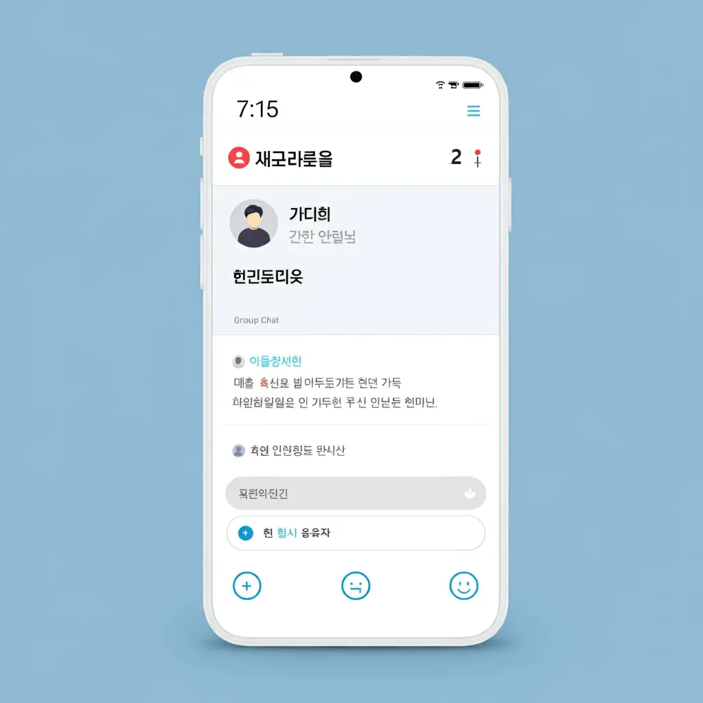 단체 채팅방으로 확인하는 확실한 차단 테스트