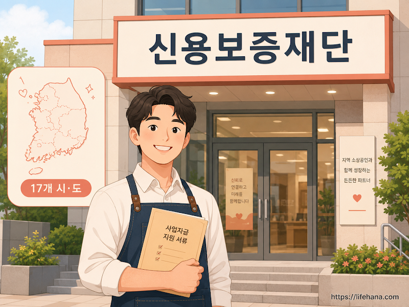 전국 17개 지역신용보증재단 신청 절차 안내 가이드