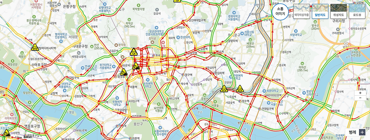 동부간선도로 통제