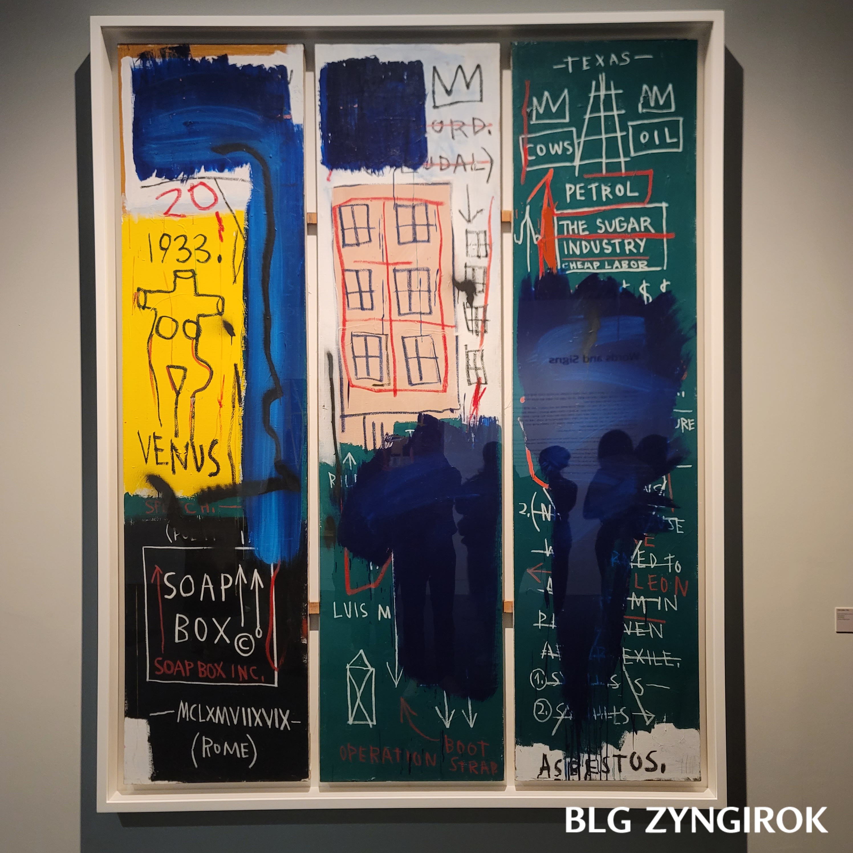 장미셀 바스키아 - 과거와 미래를 잇는 상징적 기호들