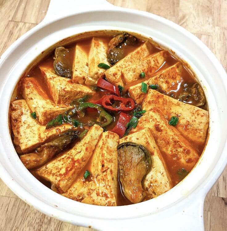 두부전골 음식 사진