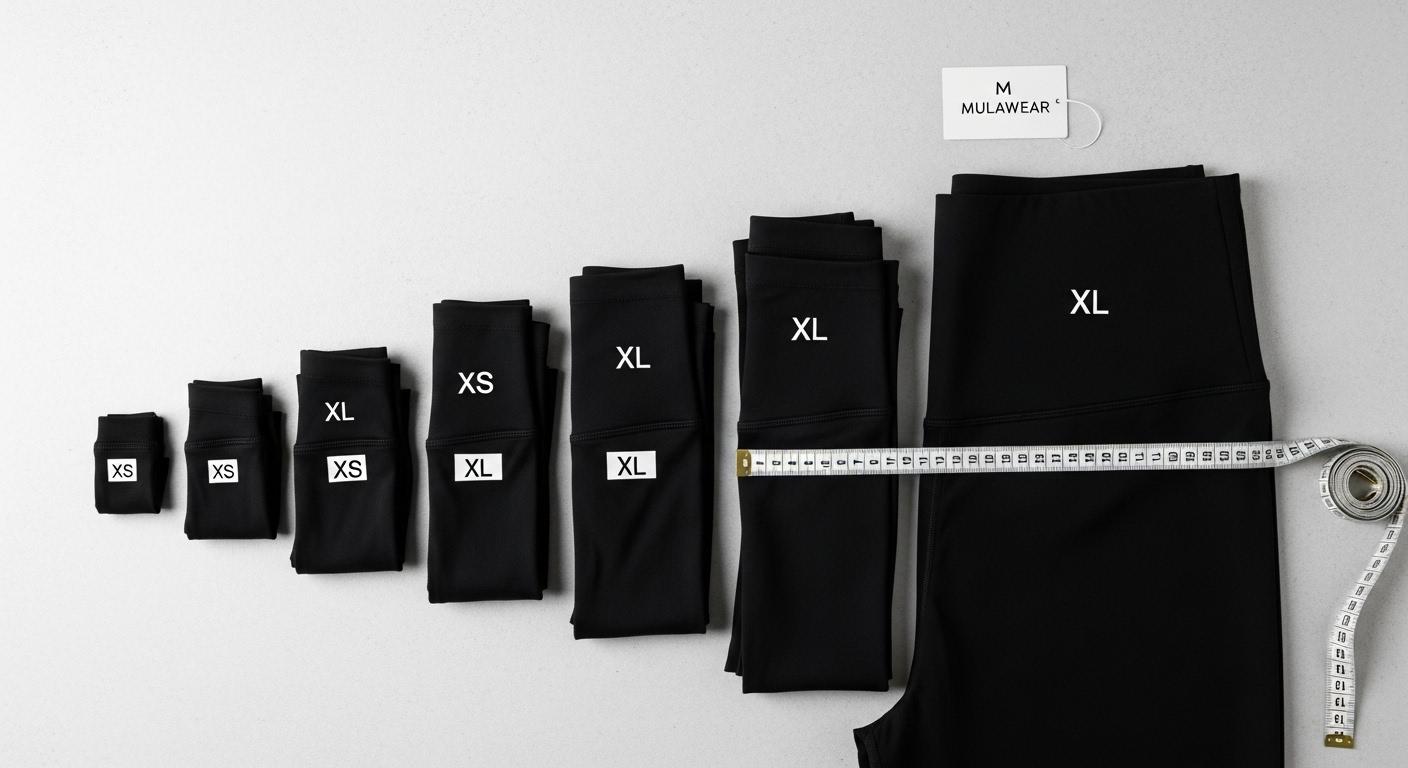뮬라웨어 레깅스 사이즈