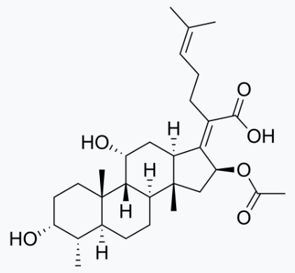 퓨시드산 구조식
