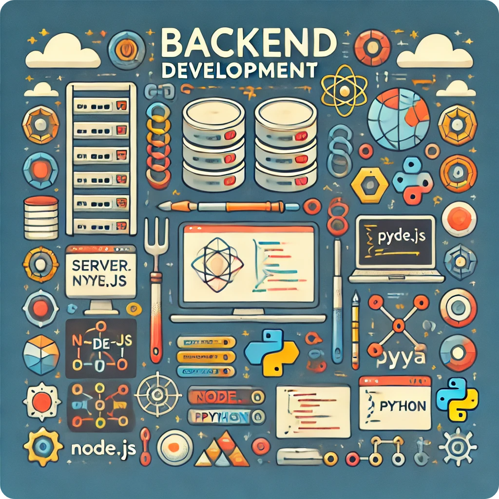 백엔드 개발 도구를 설명하는 이미지