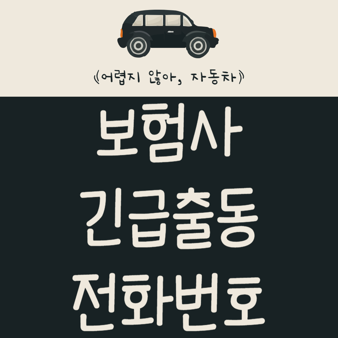 보험사 긴급출동