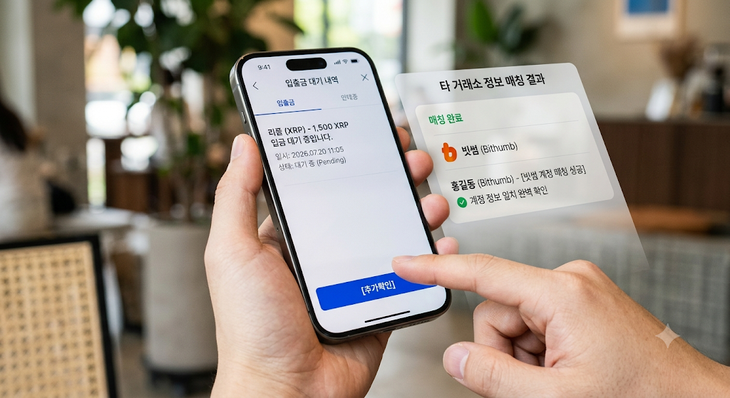 업비트 입금 대기 해결 방법 및 트래블룰 계정주 추가확인 절차
