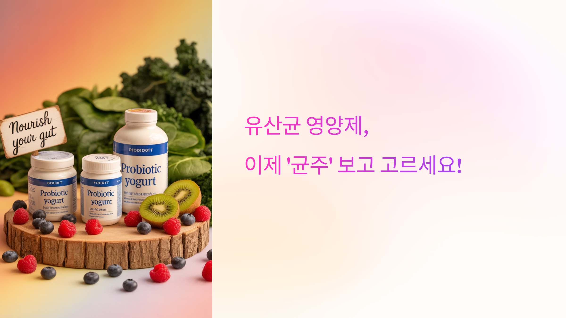 유산균 영양제, 이제 '균주' 보고 고르세요