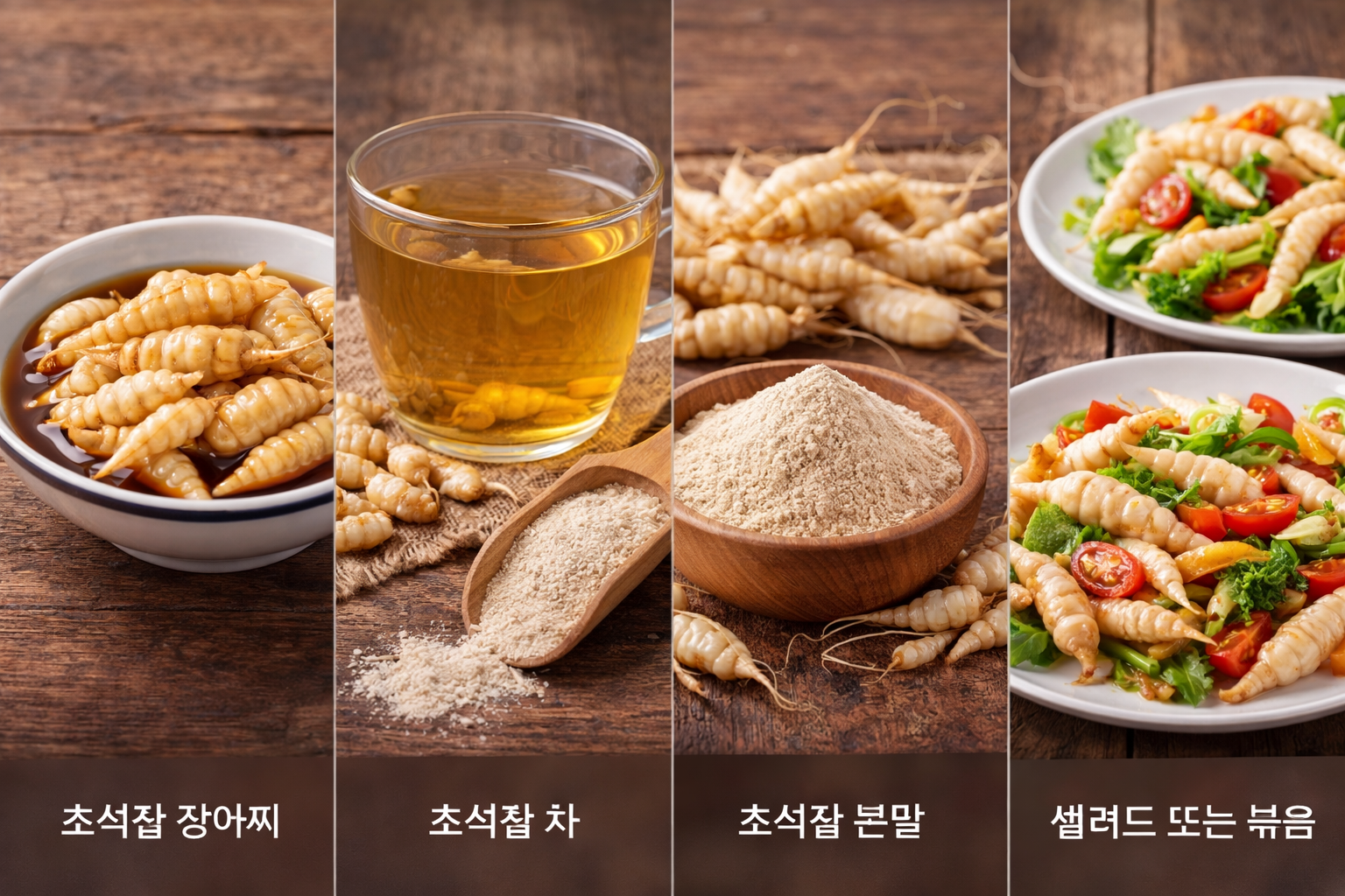 초석잠 먹는 방법