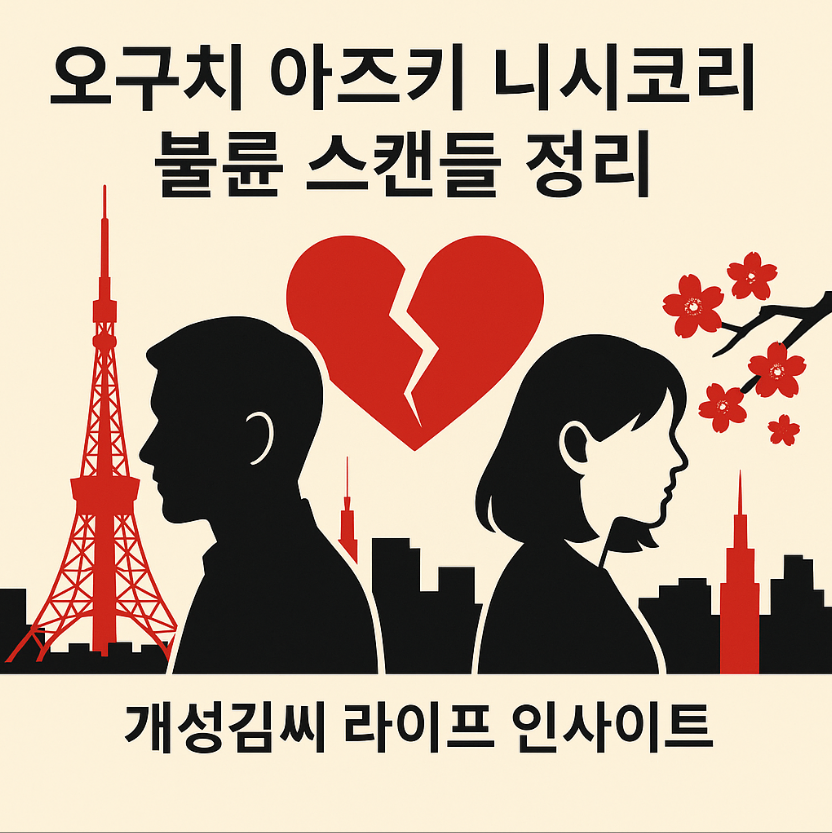 오구치 아즈키,니시코리 불륜 사건,일본 테니스 스타 스캔들,주간문춘 보도,모델 오구치 아즈키 이력,유니클로 모델 해고설