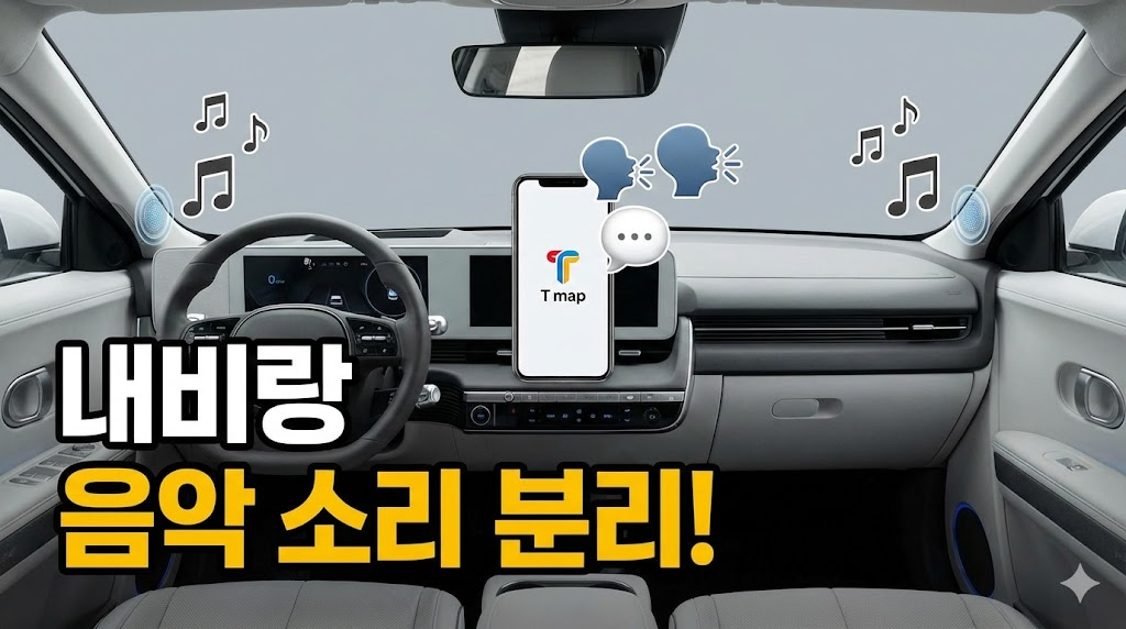 내비랑 음악 소리 분리! 이제 스트레스 끝!