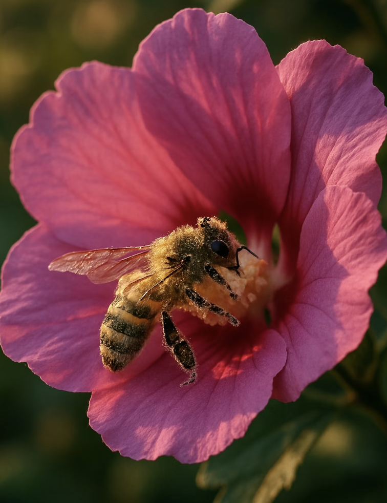 꿀벌을 향한 간절한 유혹