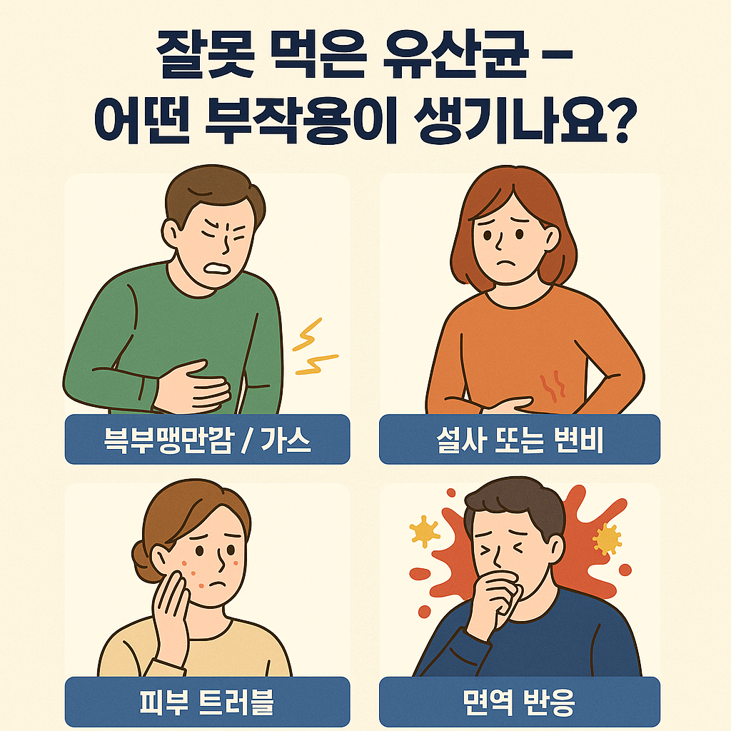 잘못 먹은 유산균, 어떤 부작용,섭취방법,제품 선택 팁