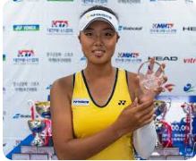 한국테니스 유망주 정보영에 관한 사진