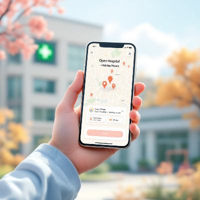 설 명절 연휴 문여는 병원 이미지