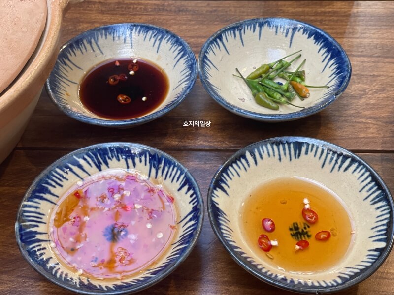 나트랑 맛집 라냐 베트남 가정식 LA NHA 기본 소스