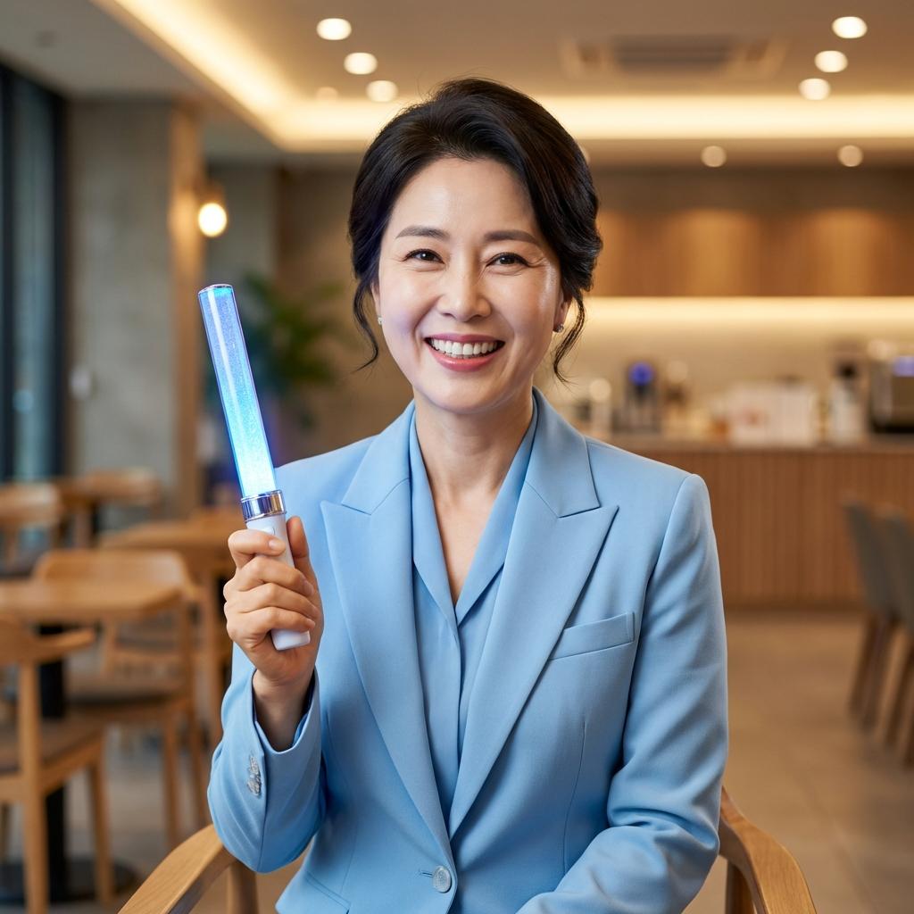 굿즈 판매 및 공식 응원봉 연동