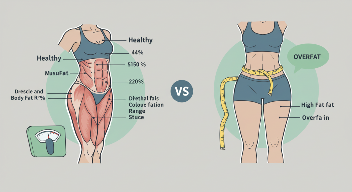 여성 평균 체지방률 계산해보기
