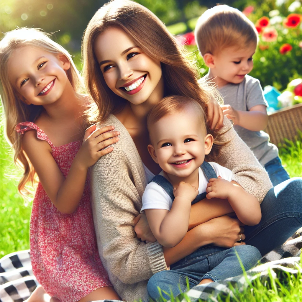 세 자녀의 엄마