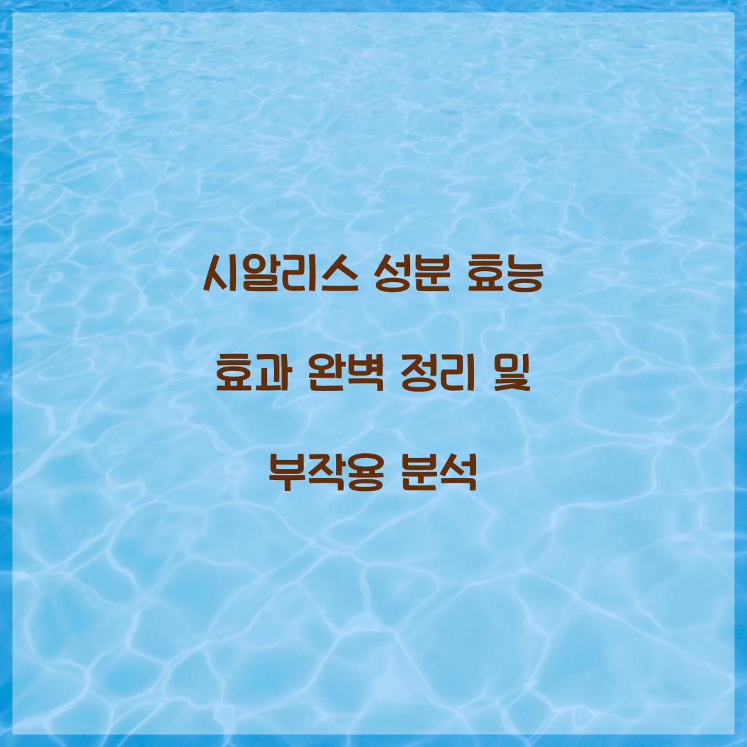 시알리스 성분 효능 효과