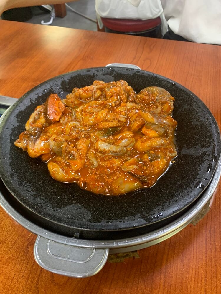 쭈꾸미 나온 그대로의 모습