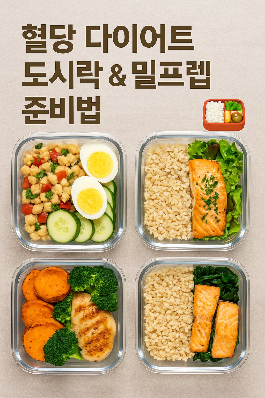 다이어트 도시락 &amp; 밀프렙 준비법