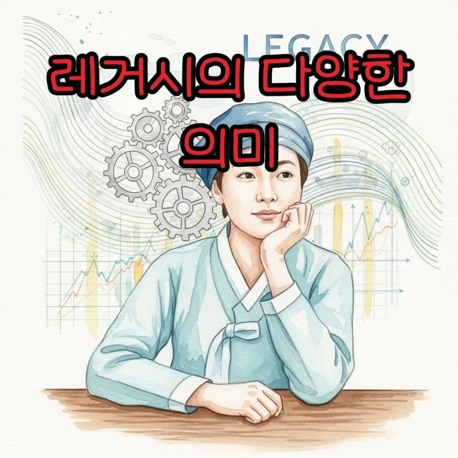 다양한 분야의 레거시 뜻을 이해하는 사람