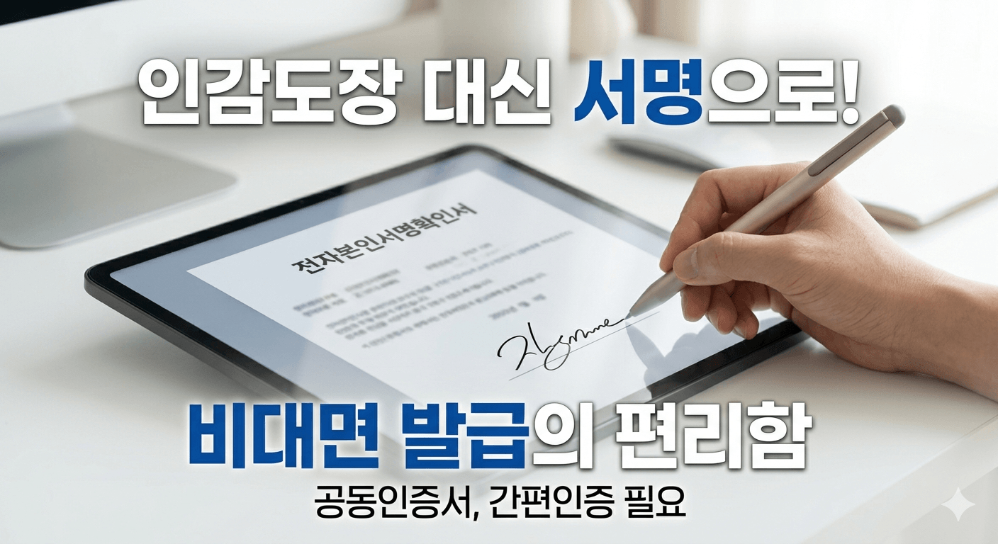 인감증명서 온라인 발급 방법: 용도별 구분 및 정부24 이용 가이드