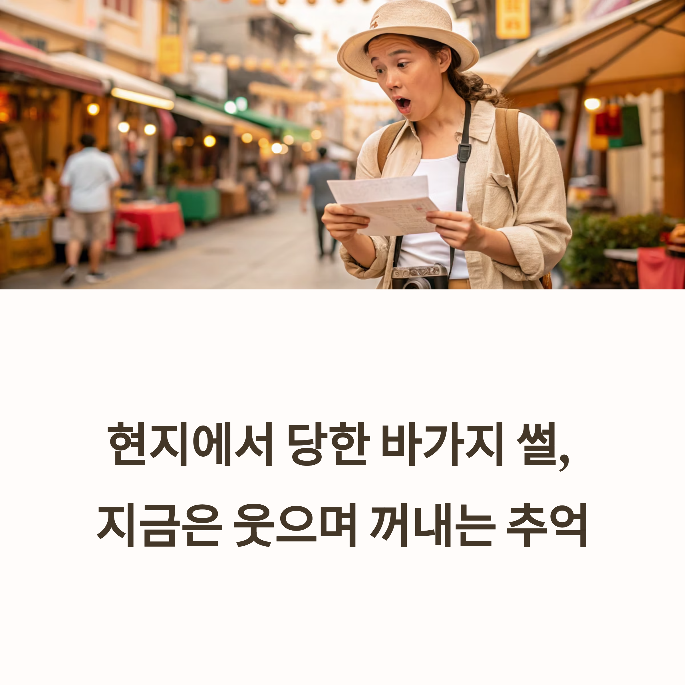 현지에서 당한 바가지 썰