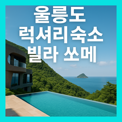 울릉도 럭셔리 숙소 빌라 쏘메 (+미우새)