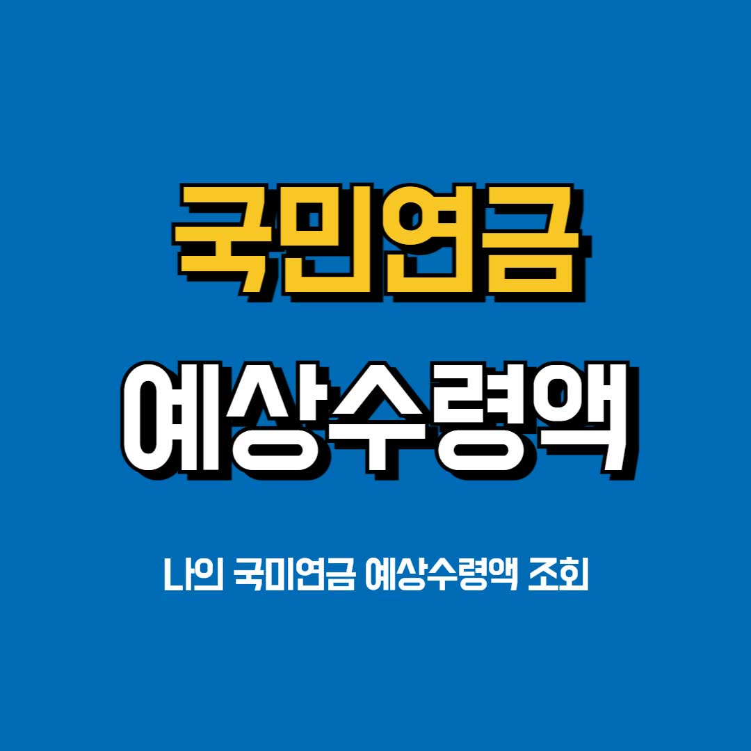 국민연금-예상수령액-조회