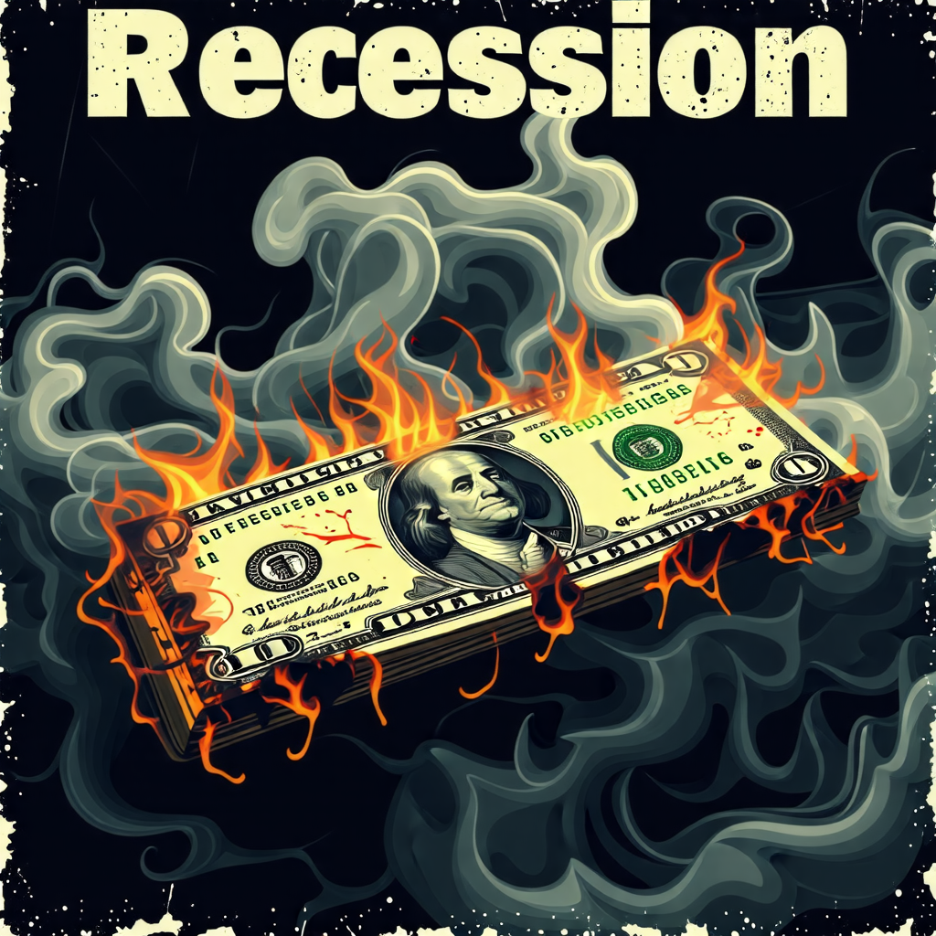 리세션 관련 이미지