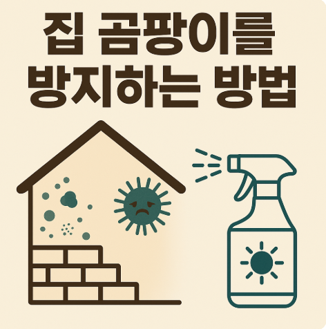 집 곰팡이 방지하는 방법