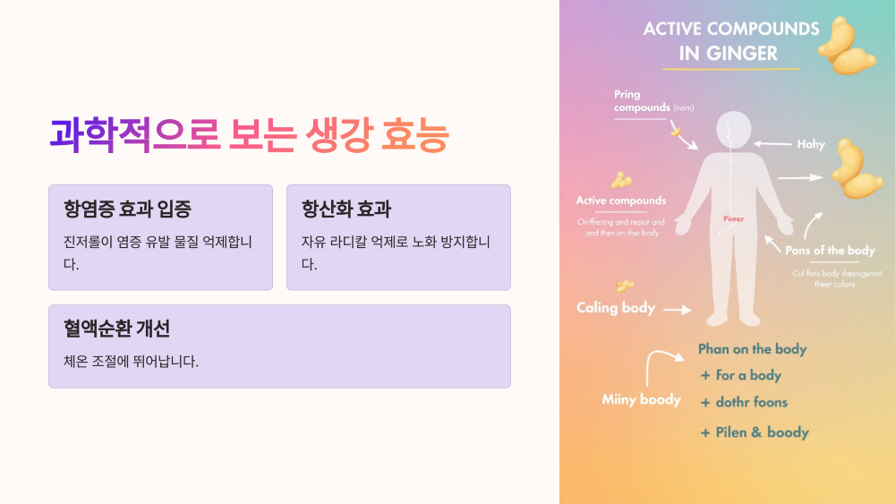 과학적으로 보는 생강의 효능