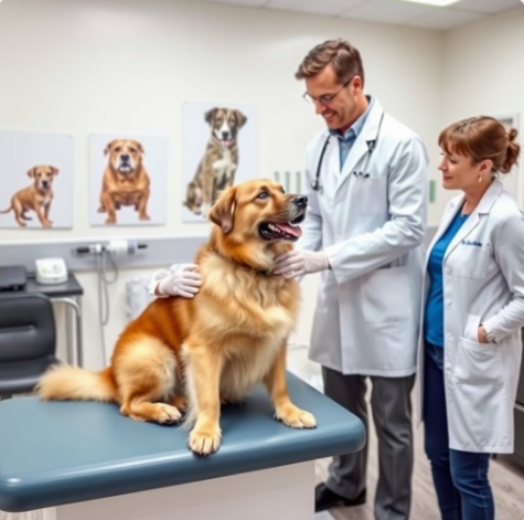 건강관리중인 대형견