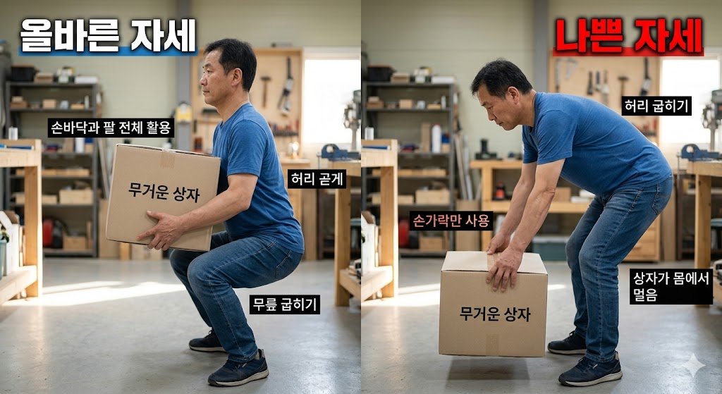 류마티스 관절 보호를 위한 올바른 생활 자세 가이드 이미지