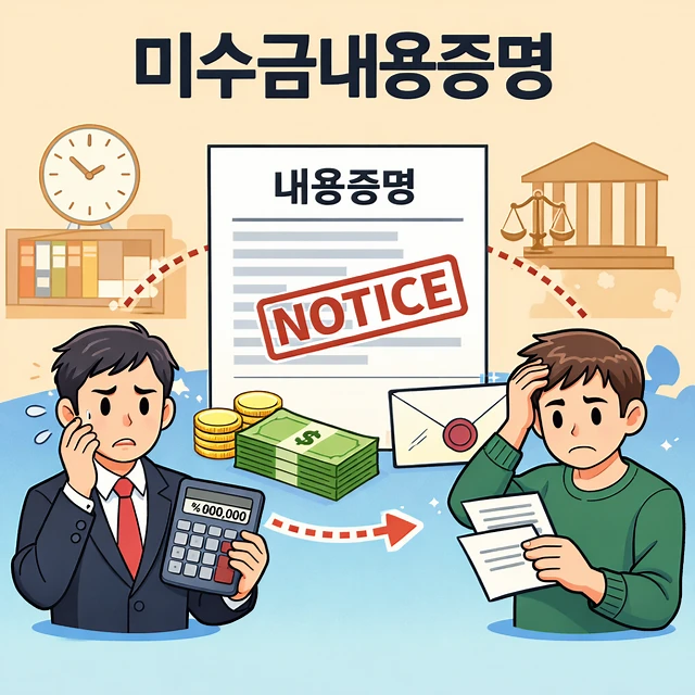 미수금내용증명