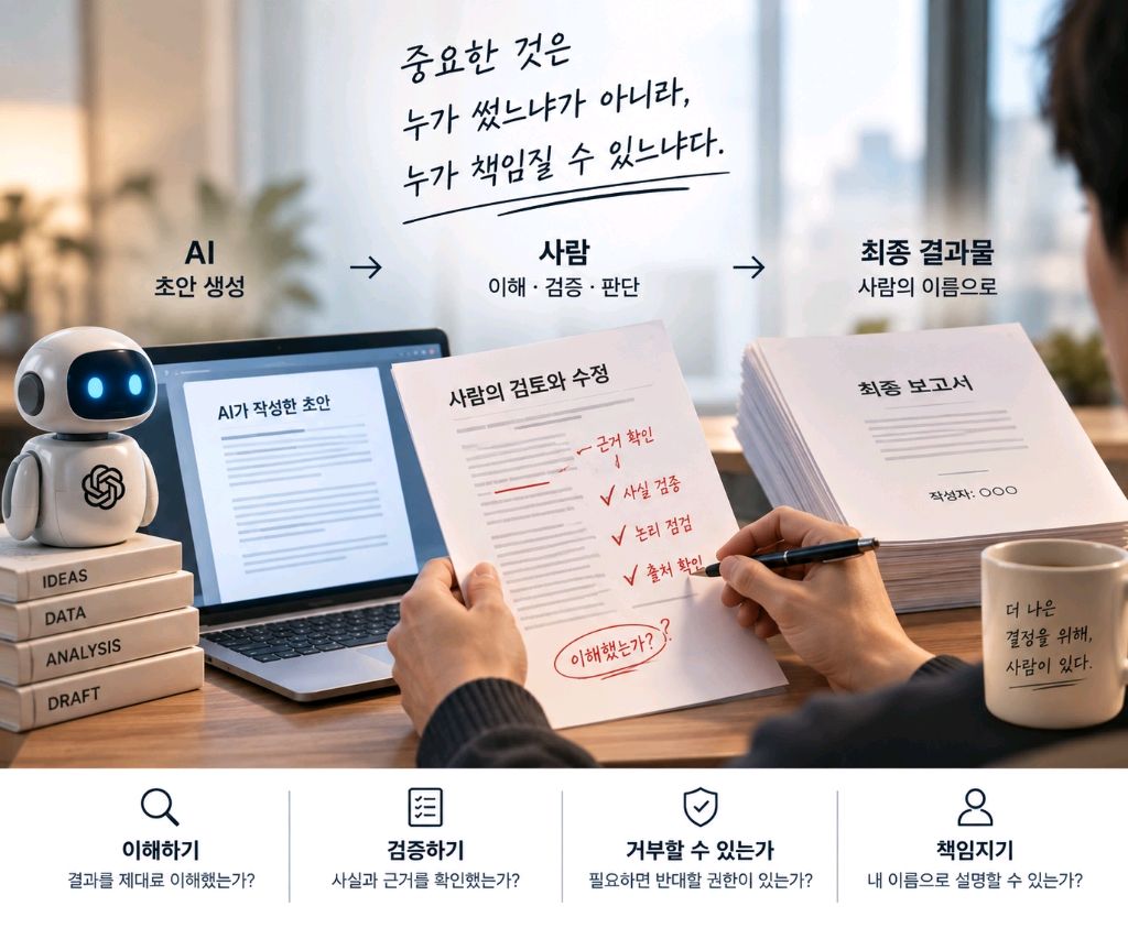 AI가 쓴 보고서에 내 이름을 올려도 될까 &mdash; 이미지 1