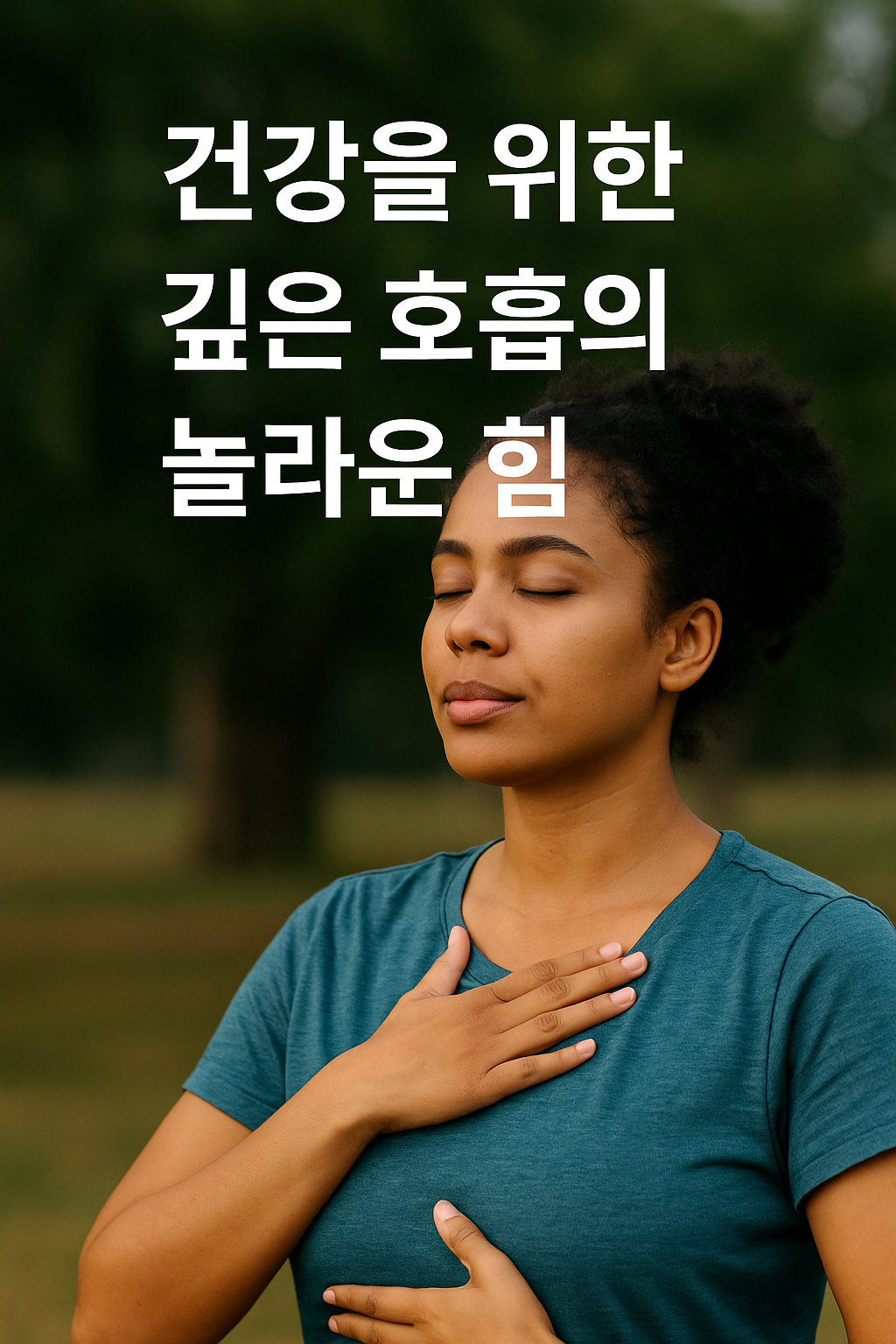 건강을 위한 깊은 호흡의 놀라운 힘