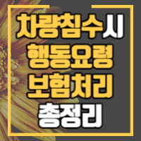 차량침수시 보험처리와 대처방법 포스팅 썸네일