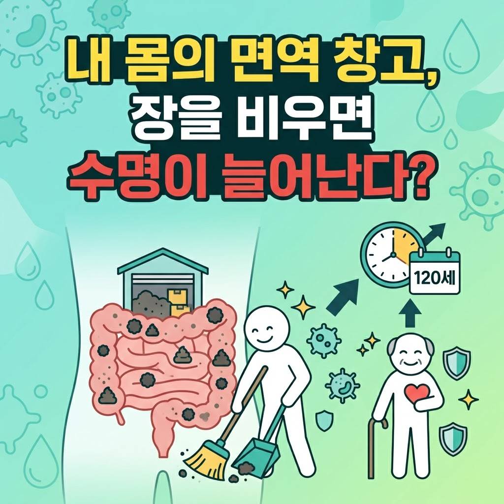 내 몸의 면역 창고, 장을 비우면 수명이 늘어난다?