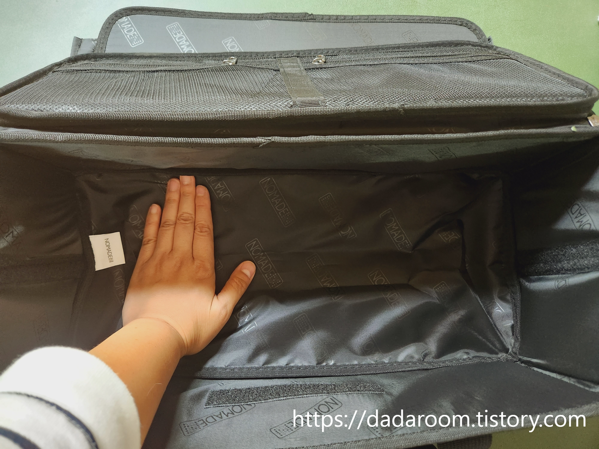 캠핑용품 정리함 수납가방 노마드 더 단조팩가방