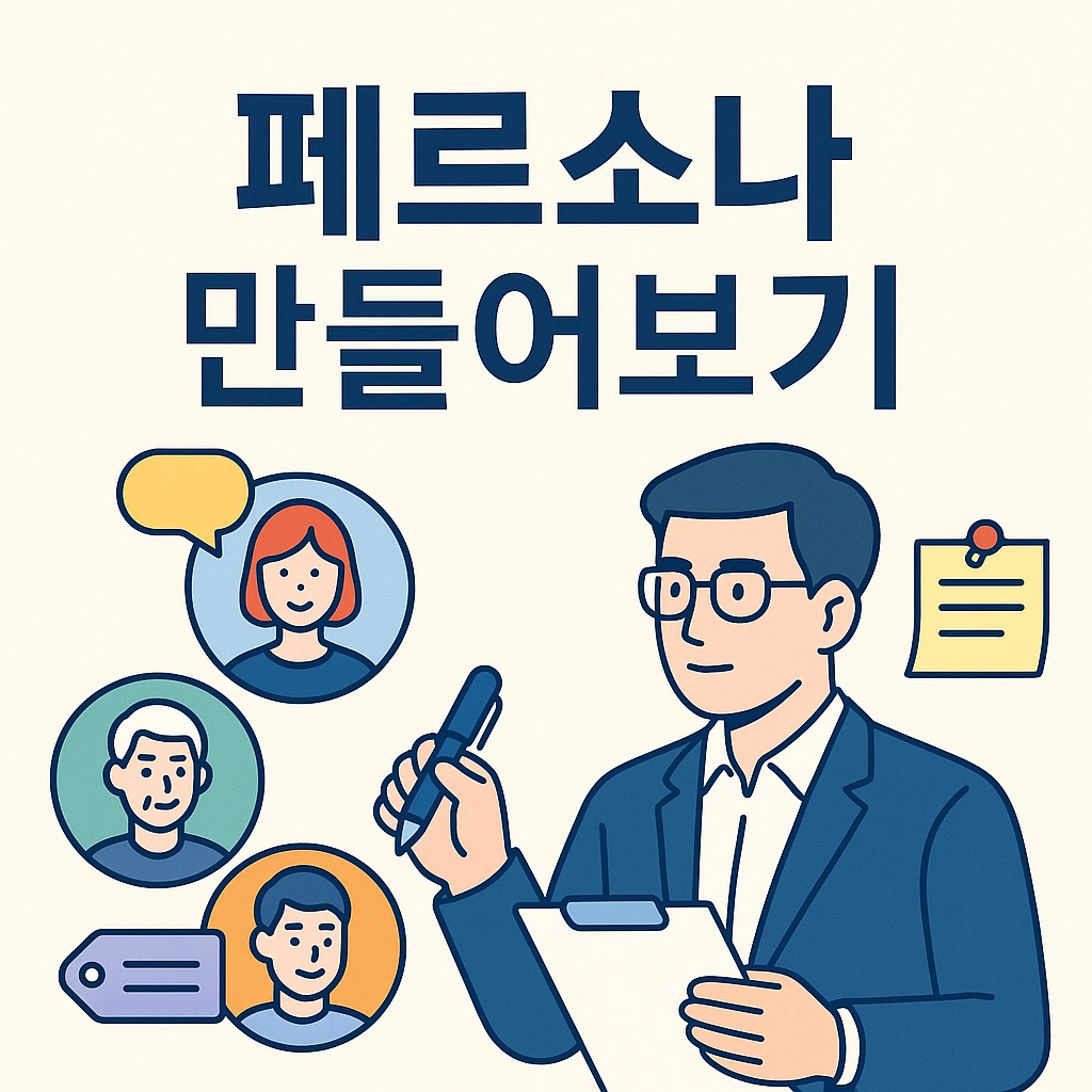 페르소나 만들어보기(내 사업에 적용)