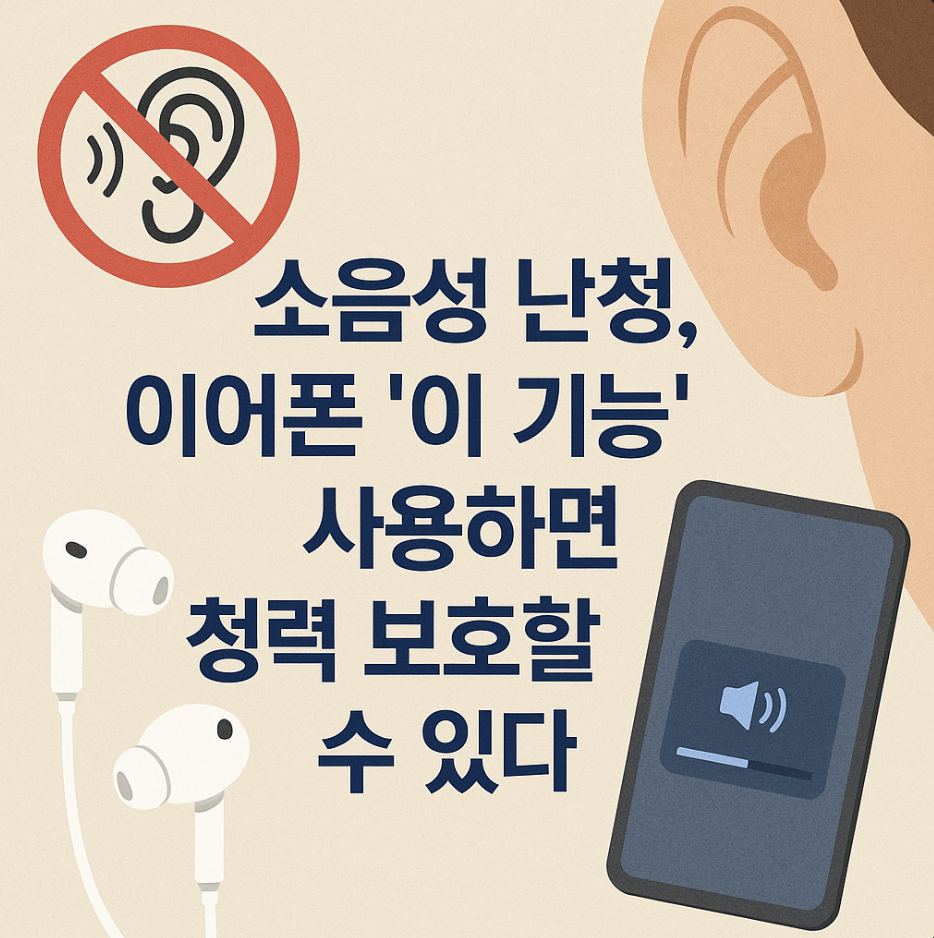 소음성 난청, 이어폰 '이 기능' 사용하면 청력 보호할 수 있다