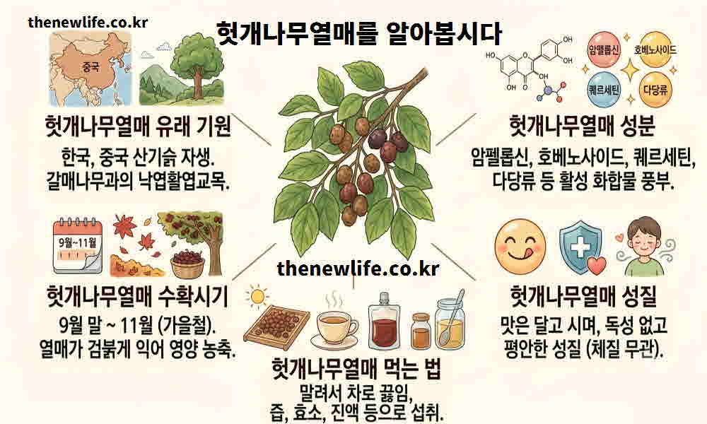 헛개나무열매 효능 기본정보