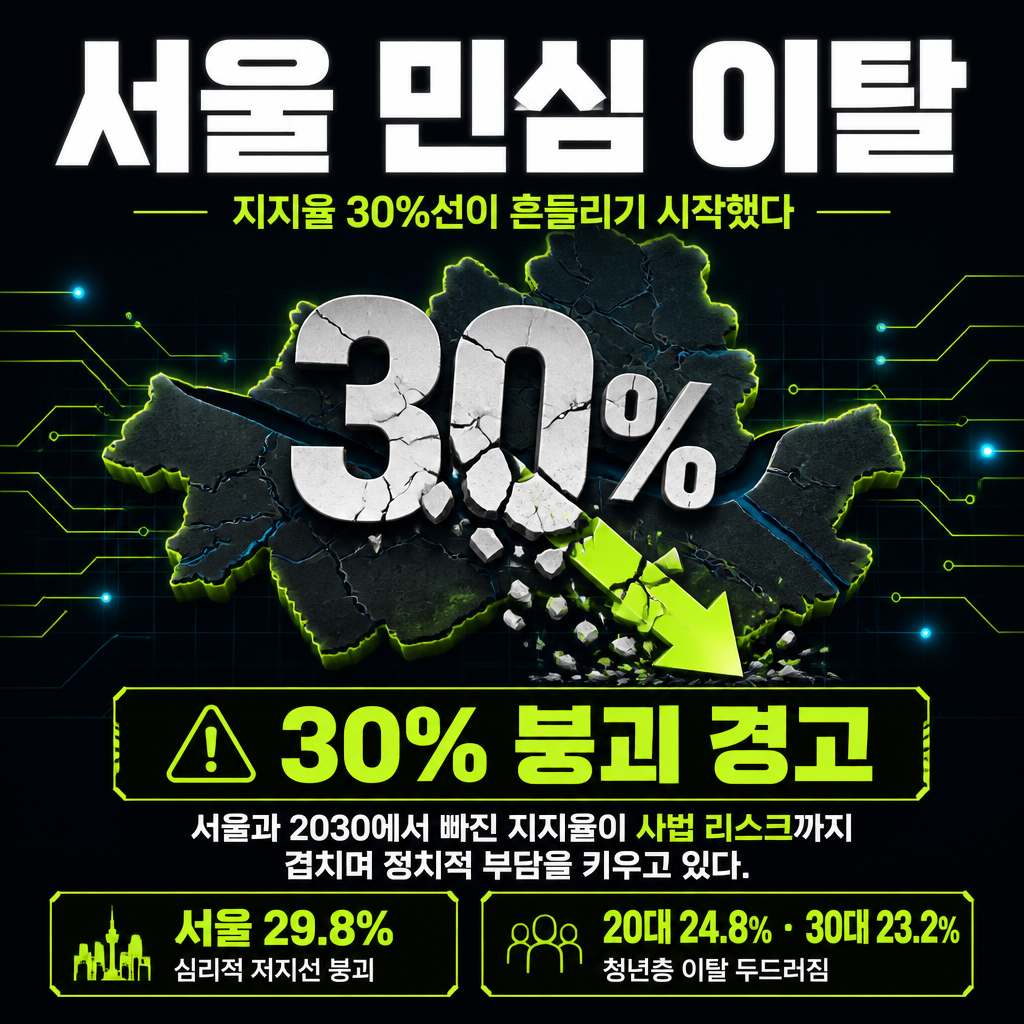 서울 민심 이탈
