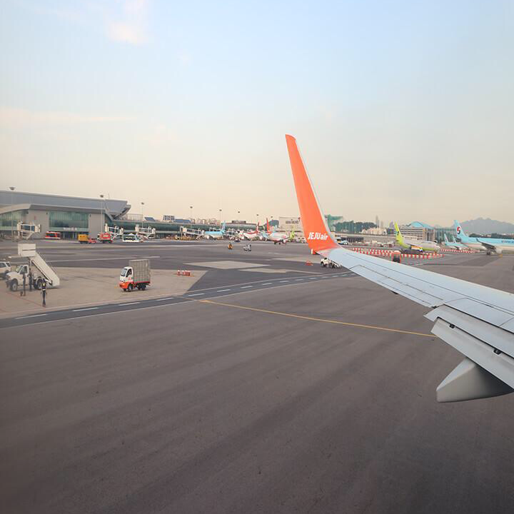 제주공항-비행기