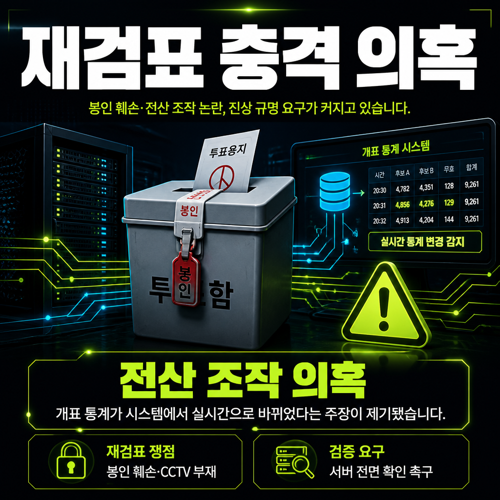재검표 충격 의혹